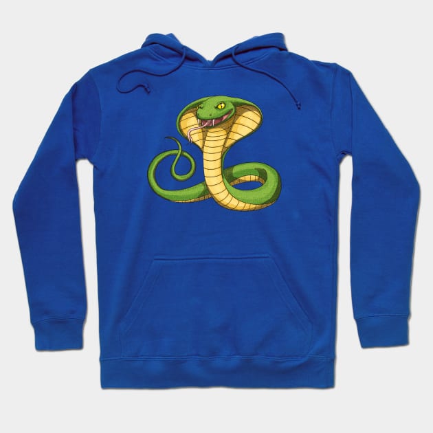 Cool Cobra Hoodie by AmysBirdHouse